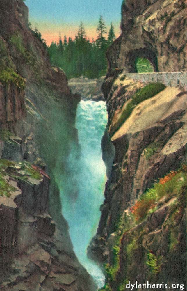 Postcard: 2124 Handeckfall (Grimselstrasse) [[ The Handeck Falls. ]]