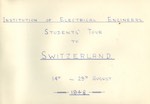 image: Foto van <<IEE tour switzerland august 1948>>.
