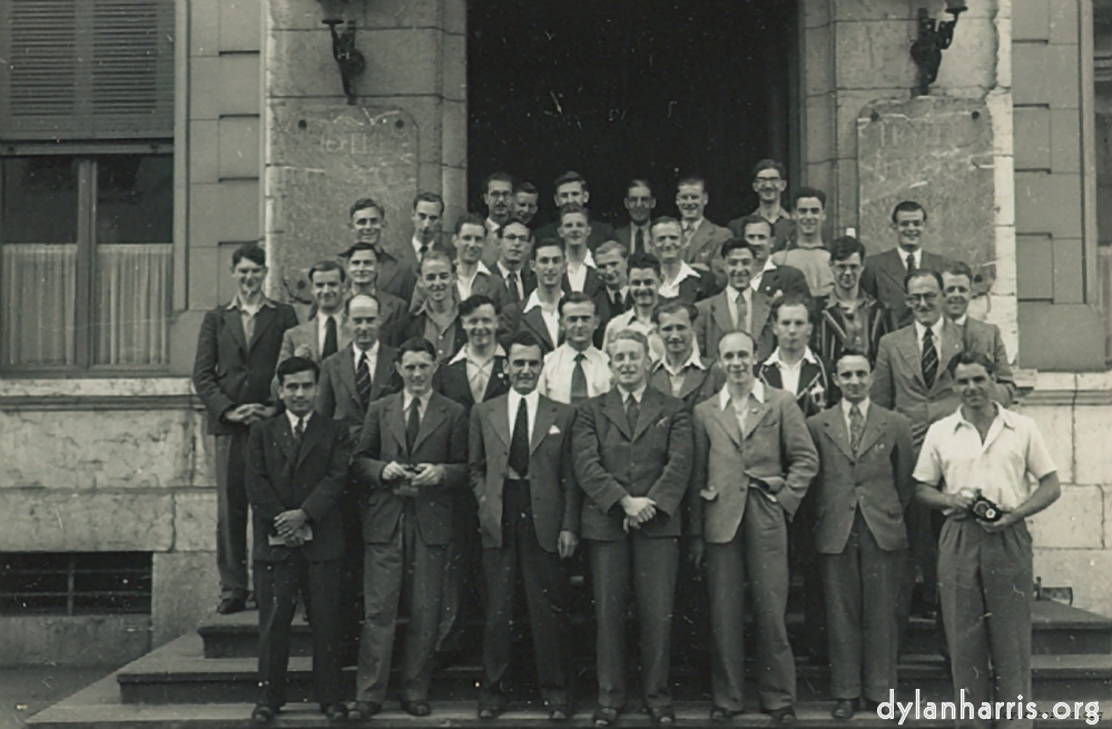 image: The I.E.E. Party, Hotel Terminus, Neuchâtel, 28 August 1948.