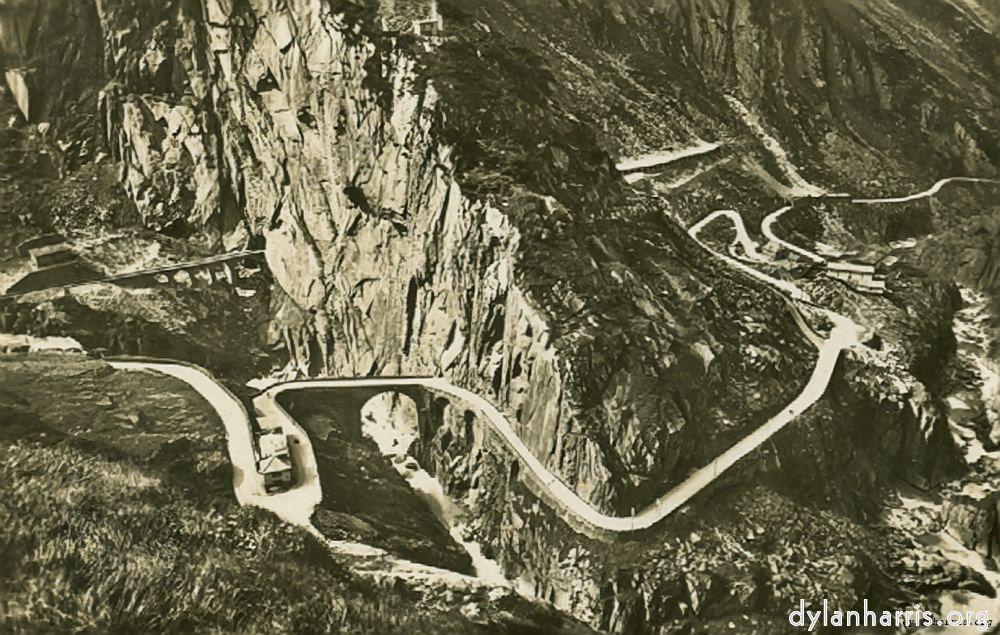 image: Postcard [[ The “Devil’s Bridge” and Schöllenenbahn between Göschenen and Andermatt. ]]