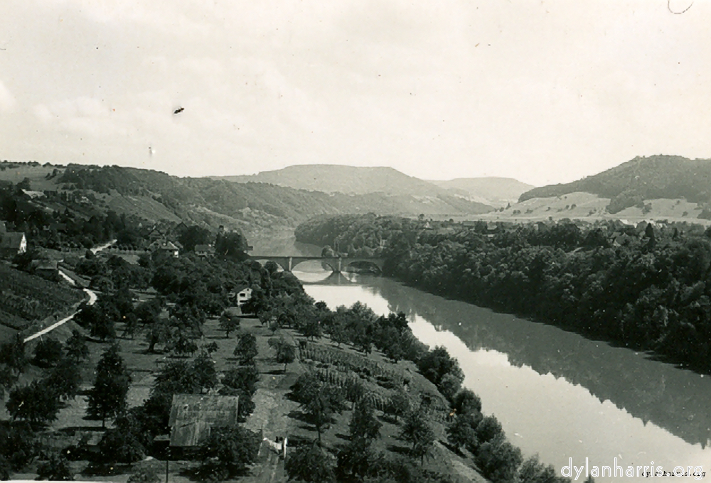 image: Rhine from Railbridge looking East.