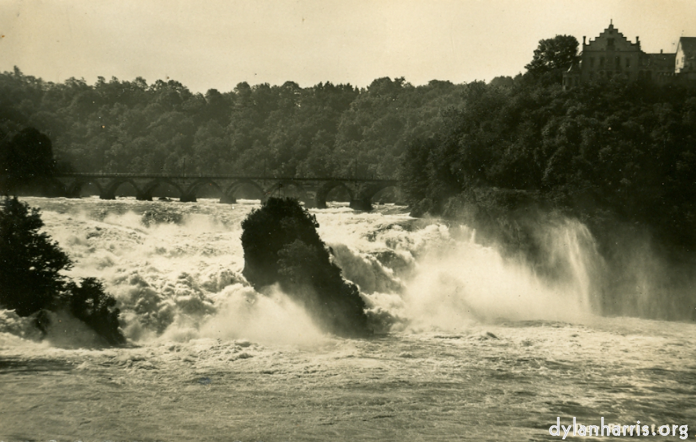image: Postcard: Der Rheinfall [[ The Falls of the Rhine. Neuhausen. ]]