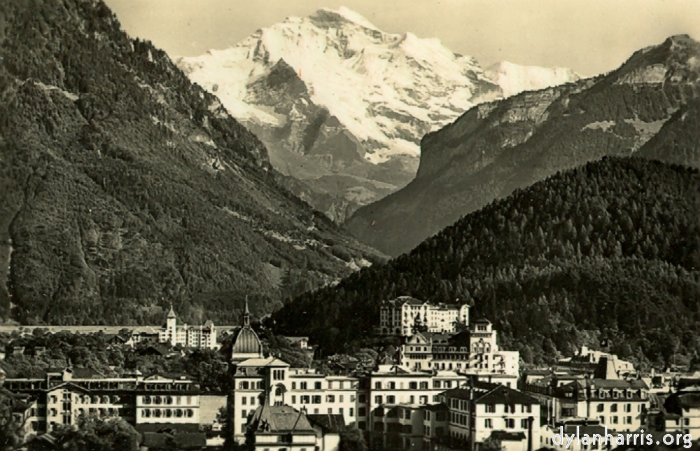 image: Postcard [[ Interlaken and the Jungfrau. ]]