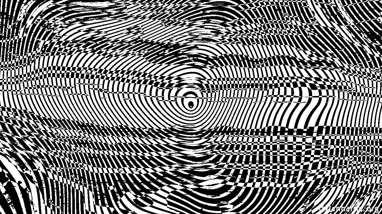 Image: source process :: bwcircularwobblescreen1